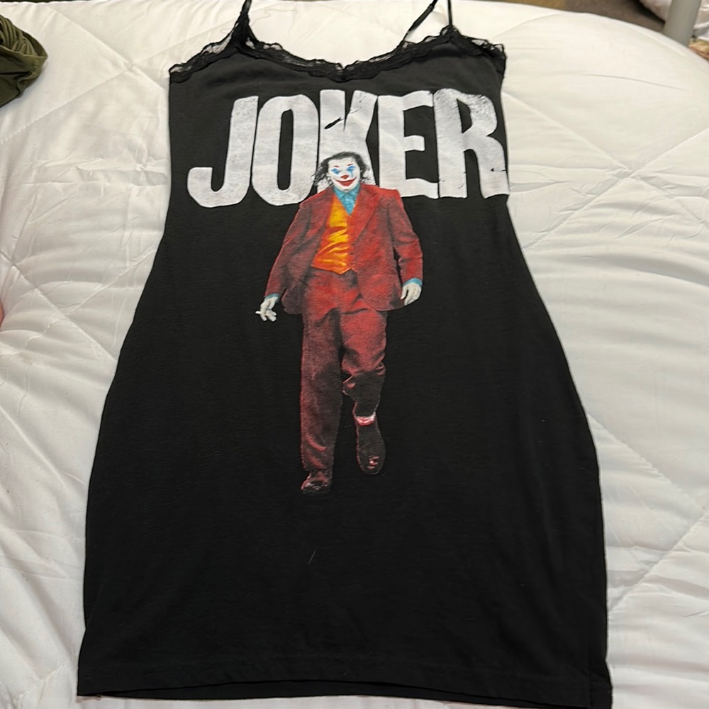 Discontinued Cotton bodycon by Vera’s Eyecandy “Joker” dress RARE! custom sz Med